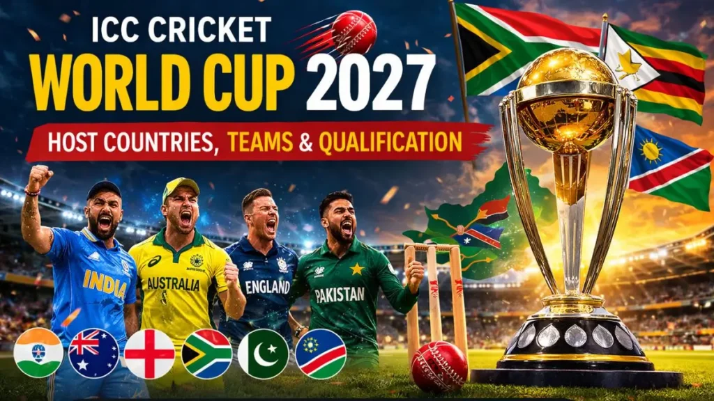 ICC Cricket World Cup 2027: Host Countries, Venues, Teams and Qualification Details