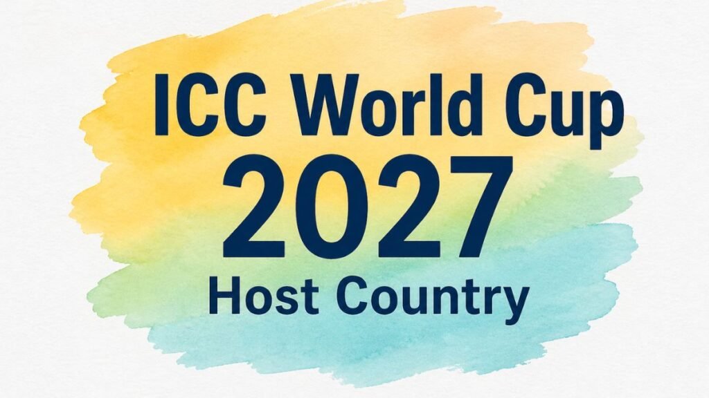 ICC World Cup 2027 Host Country