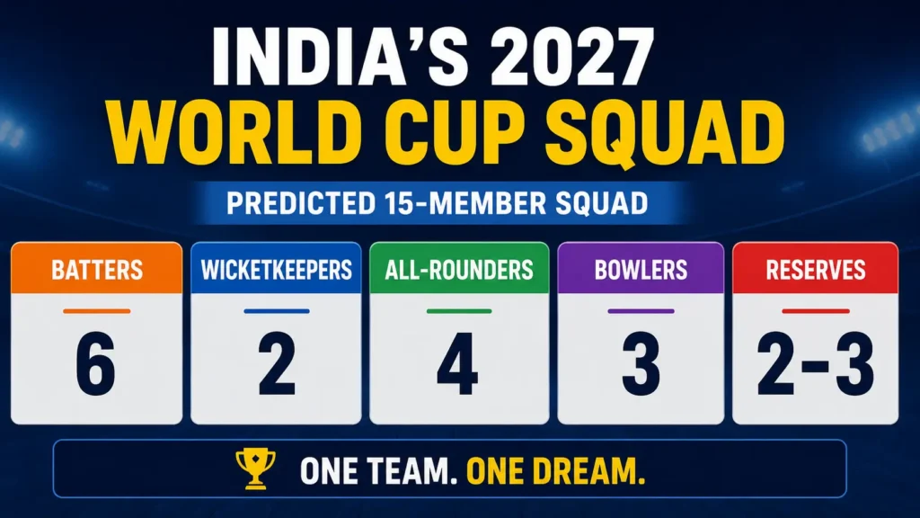 ODI World Cup 2027 India Squad