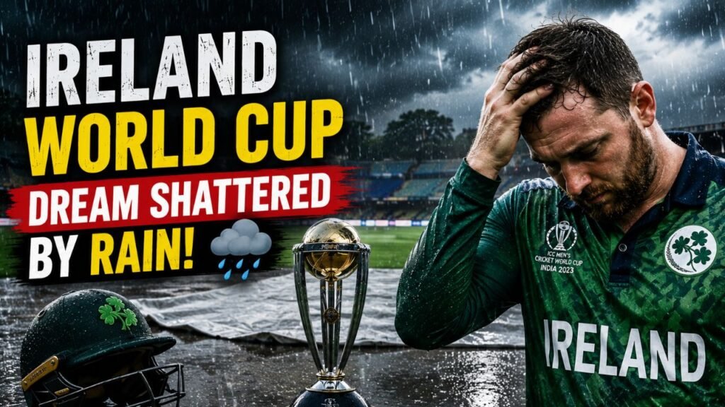 Ireland World Cup Qualification Hopes Take a Massive Hit as Rain Ends Direct Entry Dream Before the First Ball